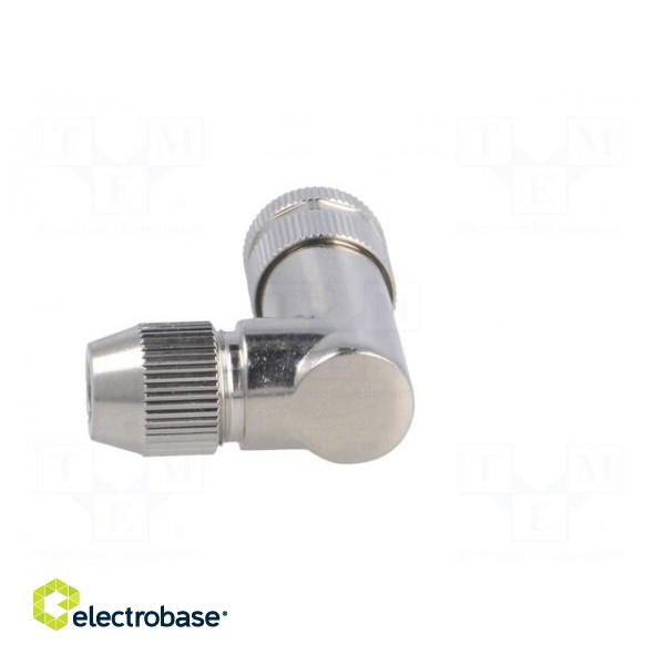 Connector: M8 | male | PIN: 4 | angled 90° | shielded | for cable | plug image 5