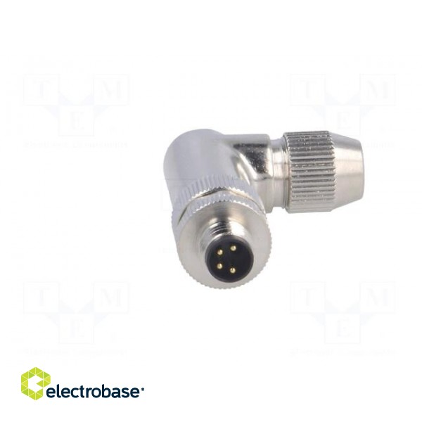 Connector: M8 | male | PIN: 4 | angled 90° | shielded | for cable | plug image 9