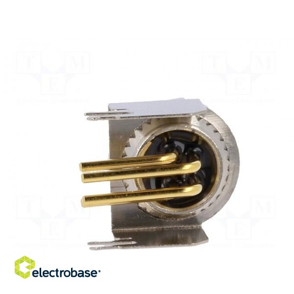Connector: M8 | male | PIN: 4 | angled 90° | socket | 4A | IP68 | 30V | metal image 5
