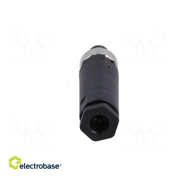 Connector: M8 | male | PIN: 4 | for cable | plug | 3A | IP67 | 30V image 5