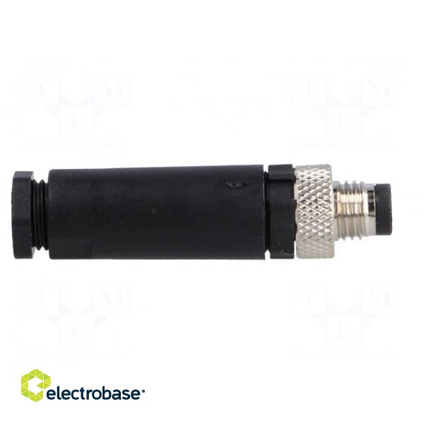 Connector: M8 | male | PIN: 4 | for cable | plug | 3A | IP67 | 30V image 7
