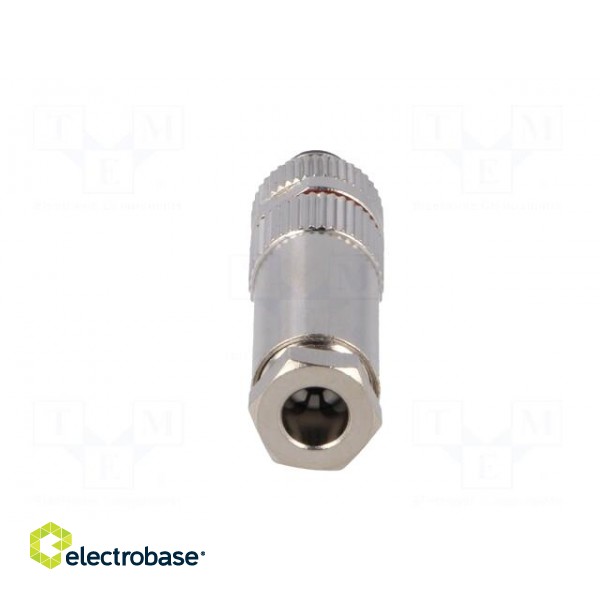 Connector: M8 | male | PIN: 4 | for cable | plug | 3A | IP67 | 30V фото 5