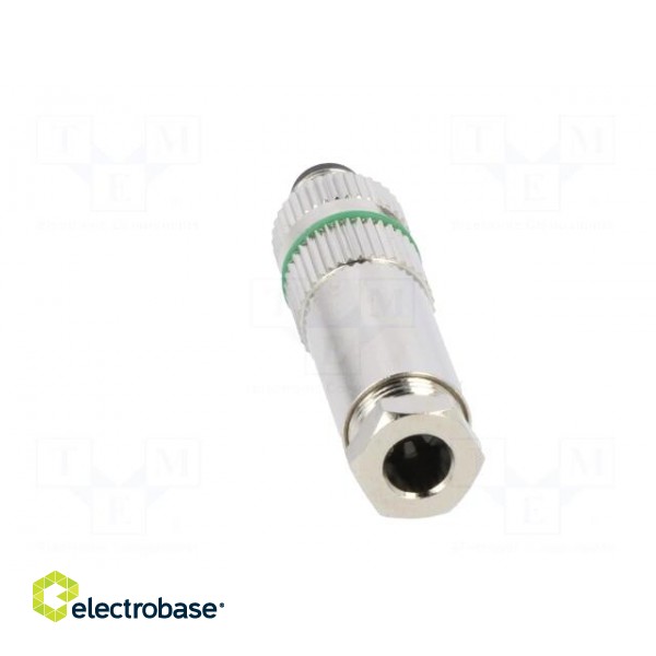 Connector: M8 | male | PIN: 4 | straight | for cable | plug | 3A | IP65/IP67 фото 5