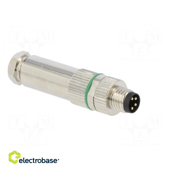 Connector: M8 | male | PIN: 4 | straight | for cable | plug | 3A | IP65/IP67 фото 8