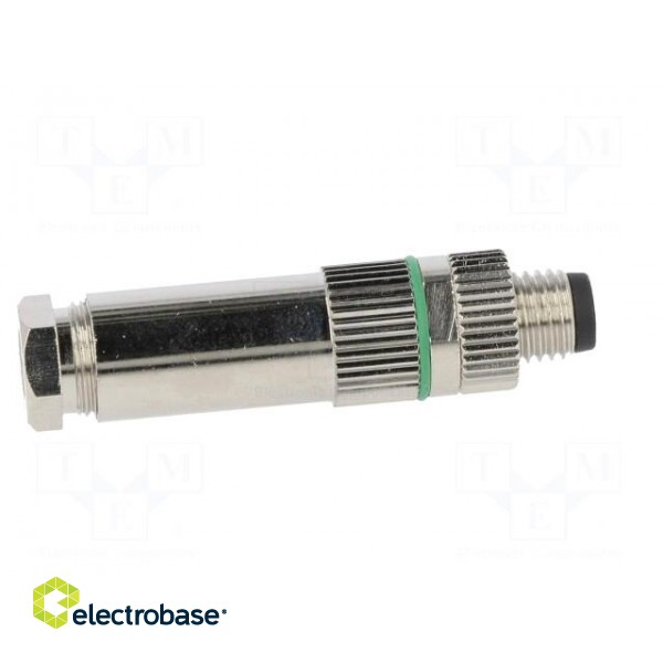 Connector: M8 | male | PIN: 4 | straight | for cable | plug | 3A | IP65,IP67 image 7