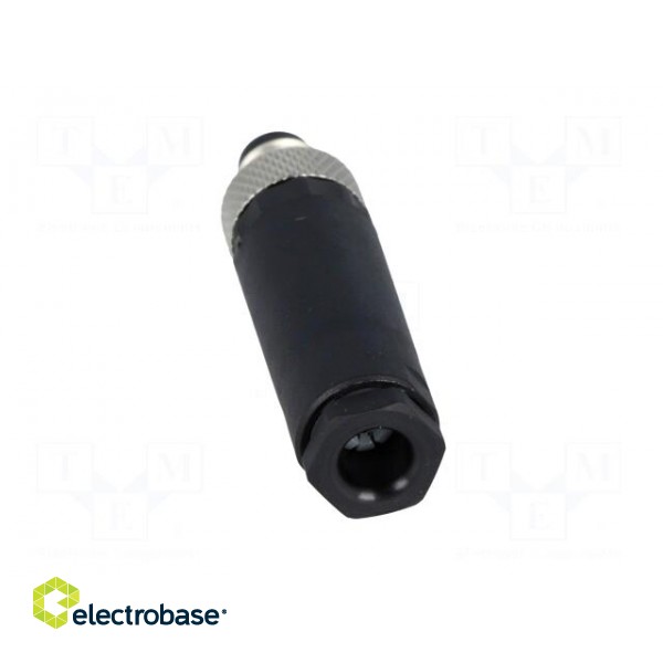 Connector: M8 | male | PIN: 4 | straight | for cable | plug image 5