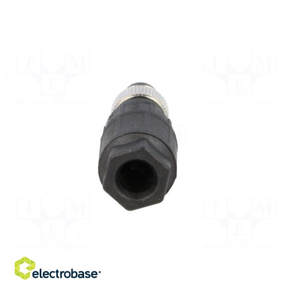 Connector: M8 | male | PIN: 4 | straight | for cable | plug | 4A | IP65/IP67 image 5