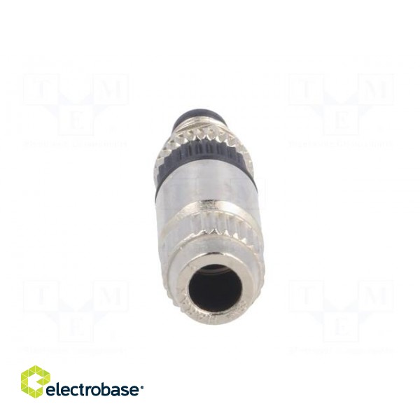 Connector: M8 | male | PIN: 4 | straight | for cable | plug | 4A | IP67 | 32V image 5
