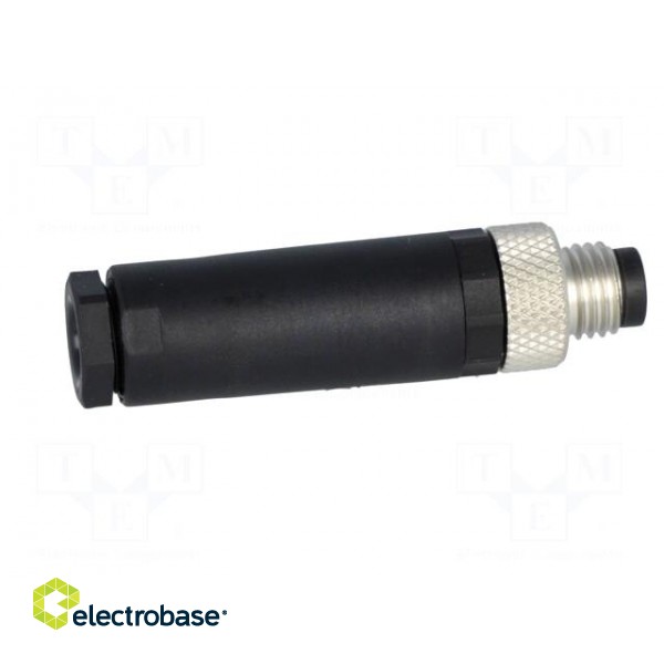 Connector: M8 | male | PIN: 4 | straight | for cable | plug image 7