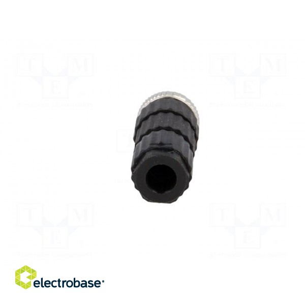 Connector: M8 | male | PIN: 4 | straight | for cable | plug | E | 4A | IP67 image 5