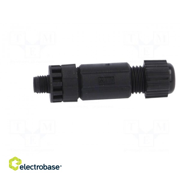 Connector: M8 | male | PIN: 4 | straight | for cable | plug | IP67 image 3