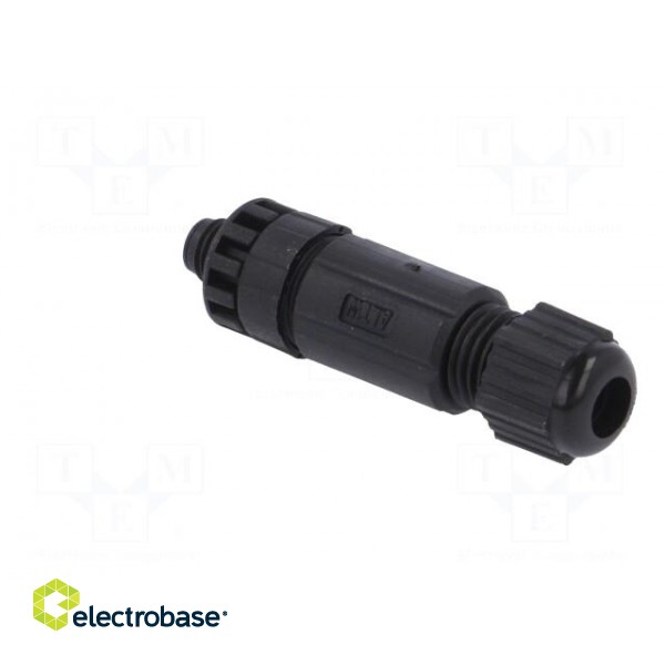 Connector: M8 | male | PIN: 4 | straight | for cable | plug | IP67 image 4