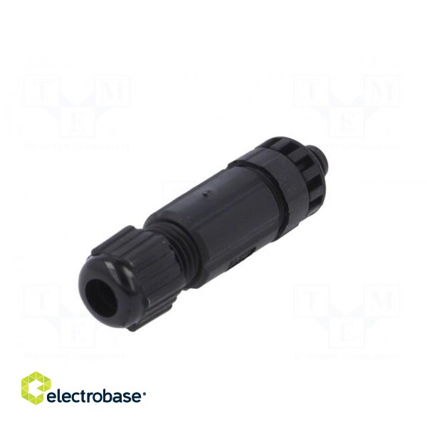 Connector: M8 | male | PIN: 4 | straight | for cable | plug | IP67 image 6