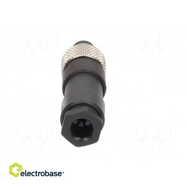 Connector: M8 | male | PIN: 4 | straight | for cable | plug | Nano-Change paveikslėlis 5