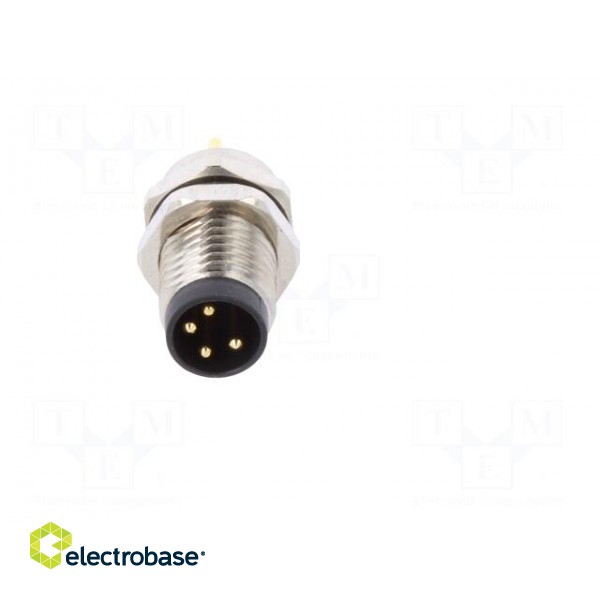 Connector: M8 | male | PIN: 4 | straight | for panel mounting | socket фото 9
