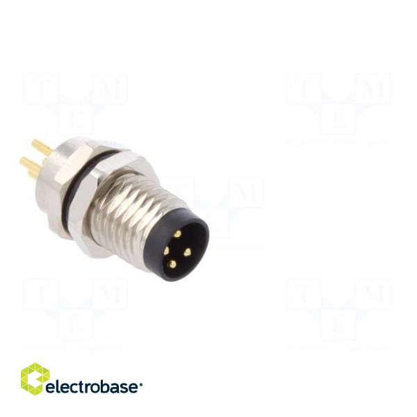 Connector: M8 | male | PIN: 4 | straight | for panel mounting | socket image 8