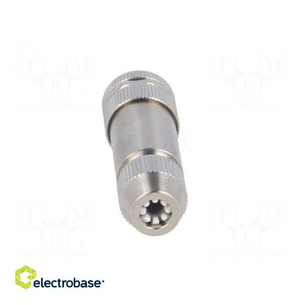 Connector: M8 | male | PIN: 4 | straight | shielded | for cable | plug фото 5