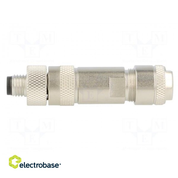 Connector: M8 | male | PIN: 4 | straight | shielded | for cable | plug image 3