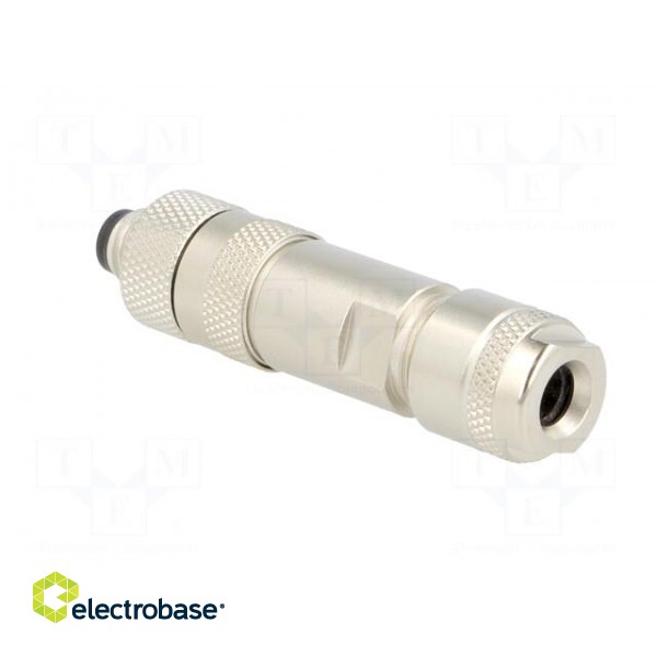 Connector: M8 | male | PIN: 4 | straight | shielded | for cable | plug image 4