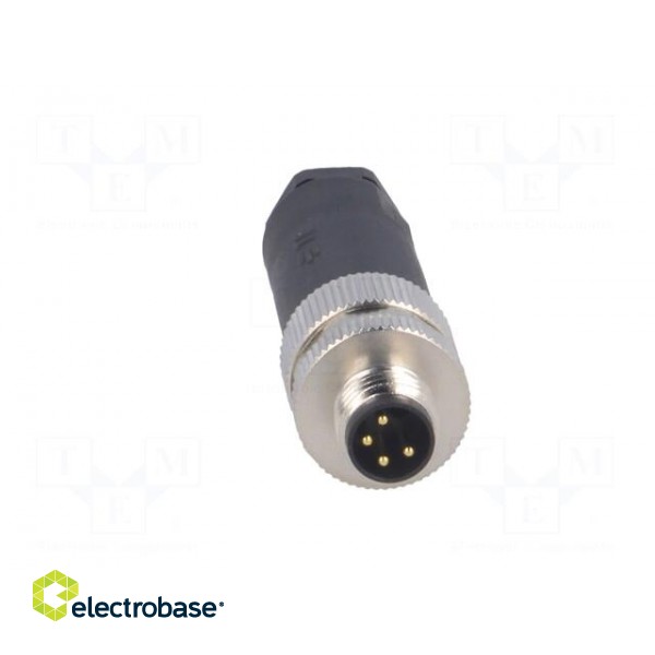 Connector: M8 | male | PIN: 4 | straight | unshielded | for cable | plug image 9