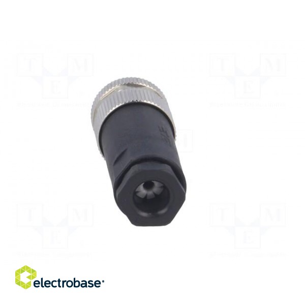 Connector: M8 | male | PIN: 4 | straight | unshielded | for cable | plug image 5