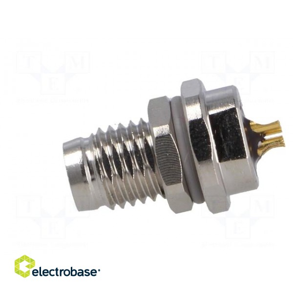 Connector: M8 | male | PIN: 4 | unshielded | socket | IP67 | 30V | 2.5÷4.5mm image 3