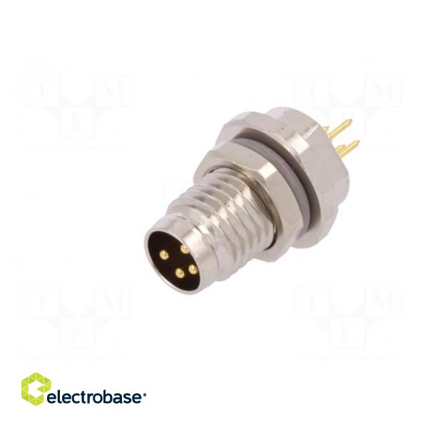 Connector: M8 | male | PIN: 4 | unshielded | socket | IP67 | 30V | 2.5÷4mm image 2