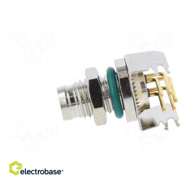Connector: M8 | male | PIN: 5 | angled 90° | on PCBs | socket | 1.5A | IP68 image 3