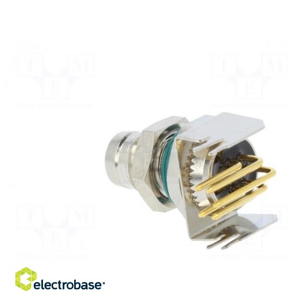 Connector: M8 | male | PIN: 5 | angled 90° | on PCBs | socket | 1.5A | IP68 image 4