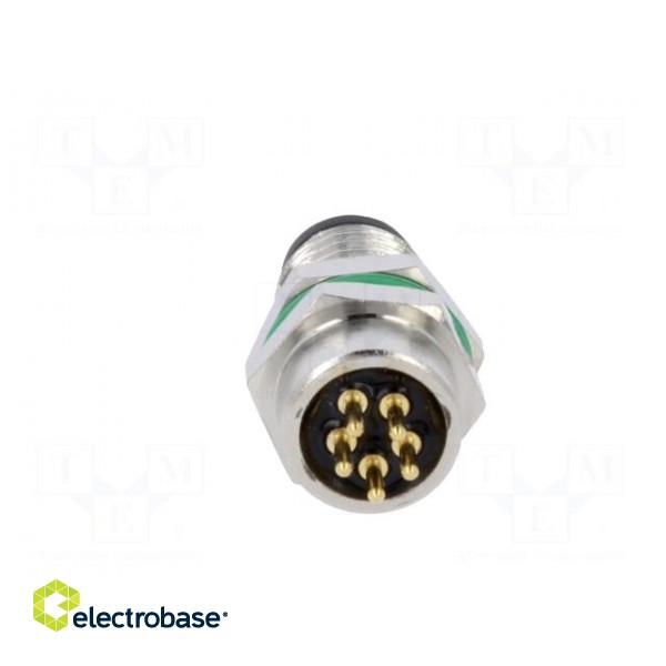 Connector: M8 | male | PIN: 5 | straight | for panel mounting | socket image 5