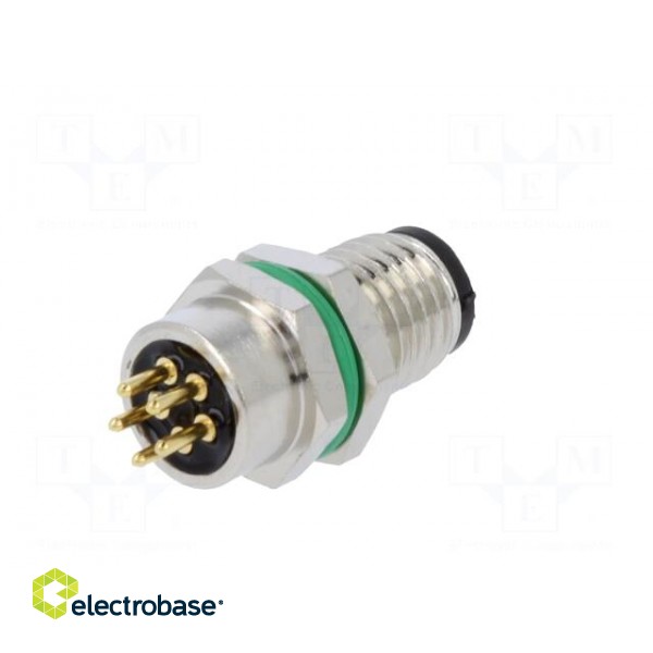 Connector: M8 | male | PIN: 5 | straight | for panel mounting | socket image 6