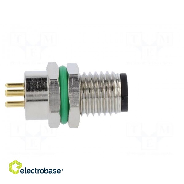 Connector: M8 | male | PIN: 5 | straight | for panel mounting | socket image 7