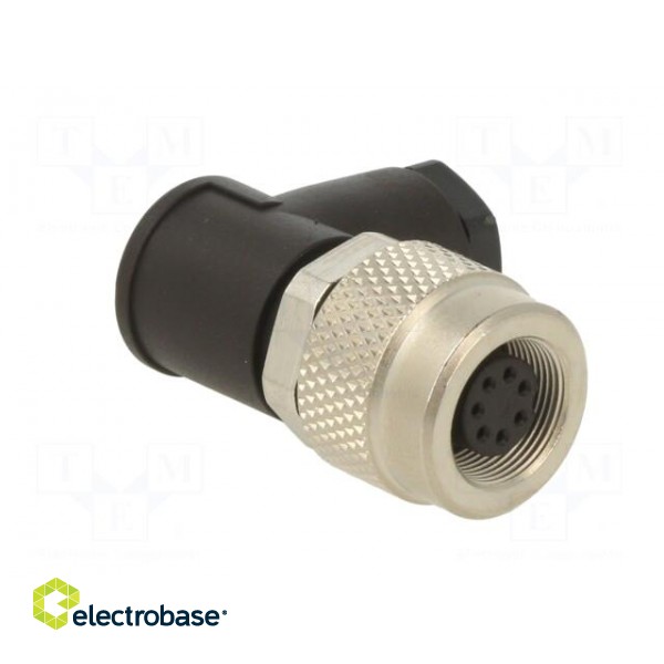 Connector: M9 | plug | female | Plating: gold-plated | 125V | IP67 | PIN: 7 image 8