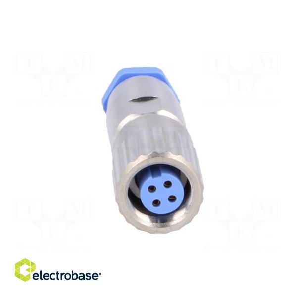 Connector: M9 | plug | female | Plating: gold-plated | Urated: 60V | IP65 image 9