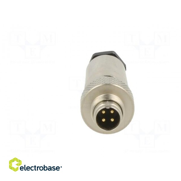 Connector: M9 | plug | male | Plating: gold-plated | 125V | IP67 | PIN: 4 фото 9