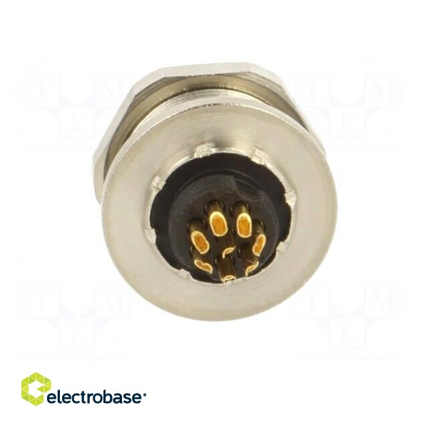 Connector: M9 | socket | female | Plating: gold-plated | 125V | IP67 image 5