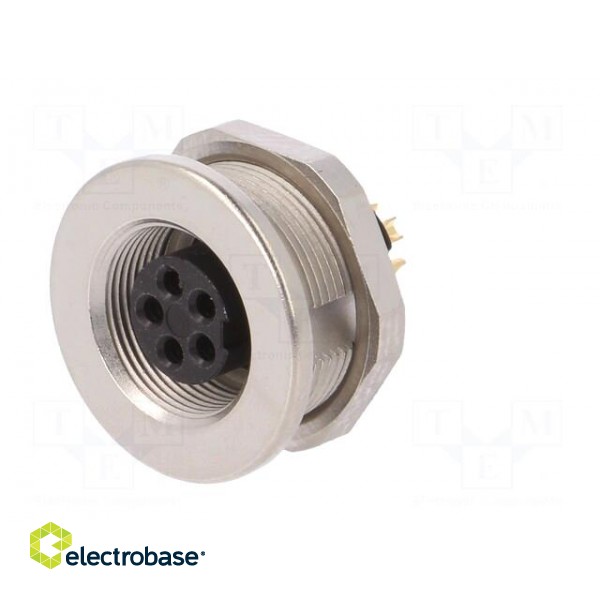 Connector: M9 | socket | 702,712 | female | PIN: 5 | unshielded | 3A | IP67 image 2