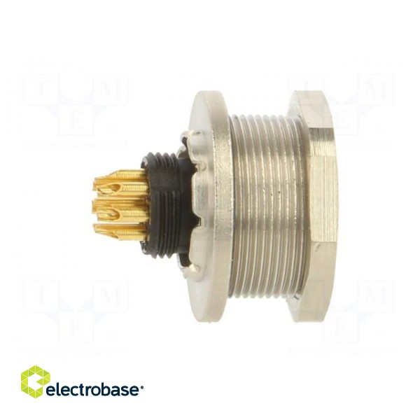 Connector: M9 | socket | female | Plating: gold-plated | 125V | IP67 image 7