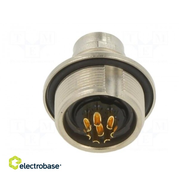 Connector: M9 | socket | male | Plating: gold-plated | 125V | IP67 | PIN: 8 image 5
