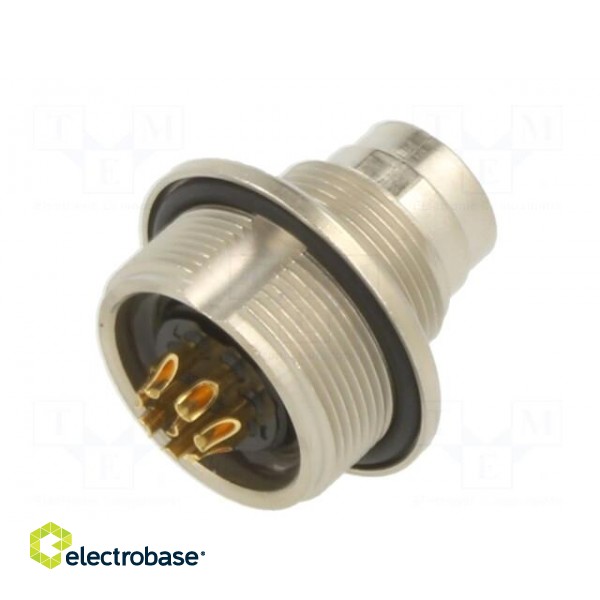 Connector: M9 | socket | male | Plating: gold-plated | 125V | IP67 | PIN: 8 image 6