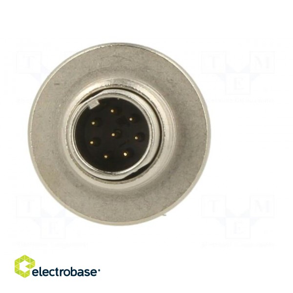 Connector: M9 | socket | male | Plating: gold-plated | 125V | IP67 | PIN: 8 image 9