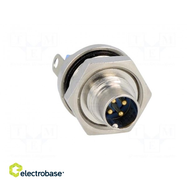 Connector: M9 | socket | male | Plating: gold-plated | Urated: 60V | IP65 image 9