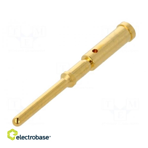 Contact | male | 0.5mm2 | gold-plated | crimped | for cable