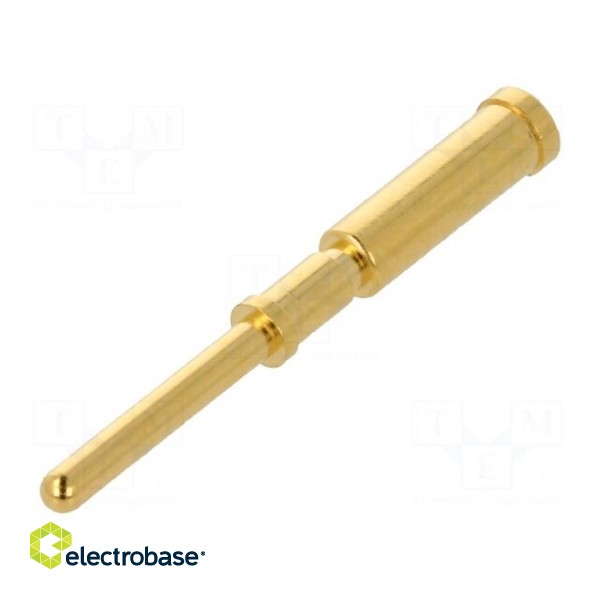 Contact | male | 0.5mm2 | gold-plated | crimped | for cable