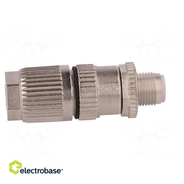 Plug | M12 | male | D code-Ethernet | for cable | screw terminal | 50V image 7