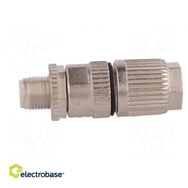 Plug | M12 | male | D code-Ethernet | for cable | screw terminal | 50V фото 3