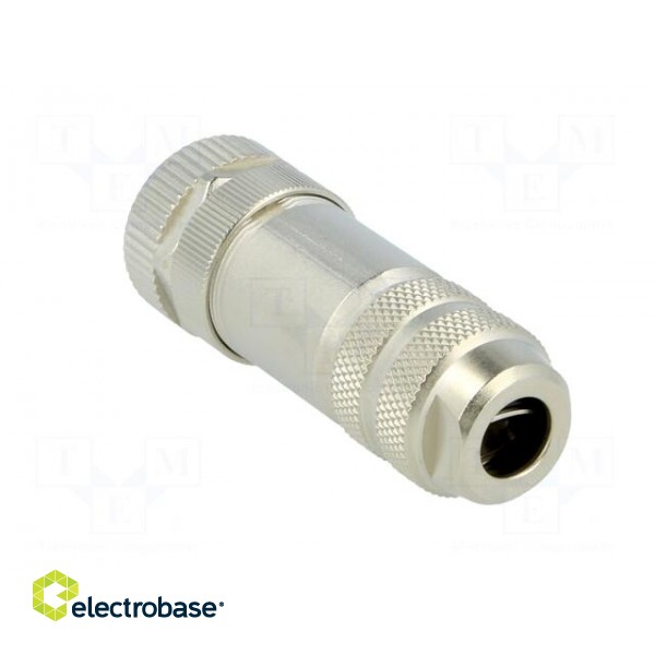 Plug | M12 | PIN: 2 | female | B code-Profibus | for cable | IP67 | 6÷8mm image 4