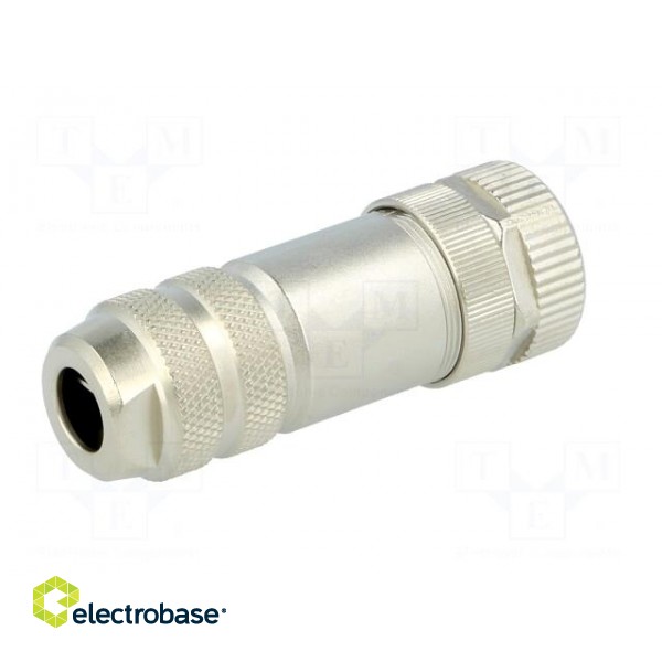 Plug | M12 | PIN: 2 | female | B code-Profibus | for cable | IP67 | 6÷8mm image 6