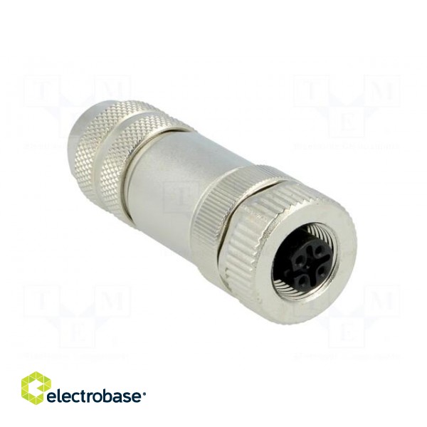Plug | M12 | PIN: 2 | female | B code-Profibus | for cable | IP67 | 6÷8mm image 8