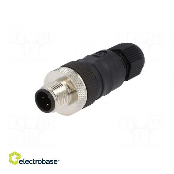 Plug | M12 | PIN: 3 | male | A code-DeviceNet / CANopen | for cable paveikslėlis 2